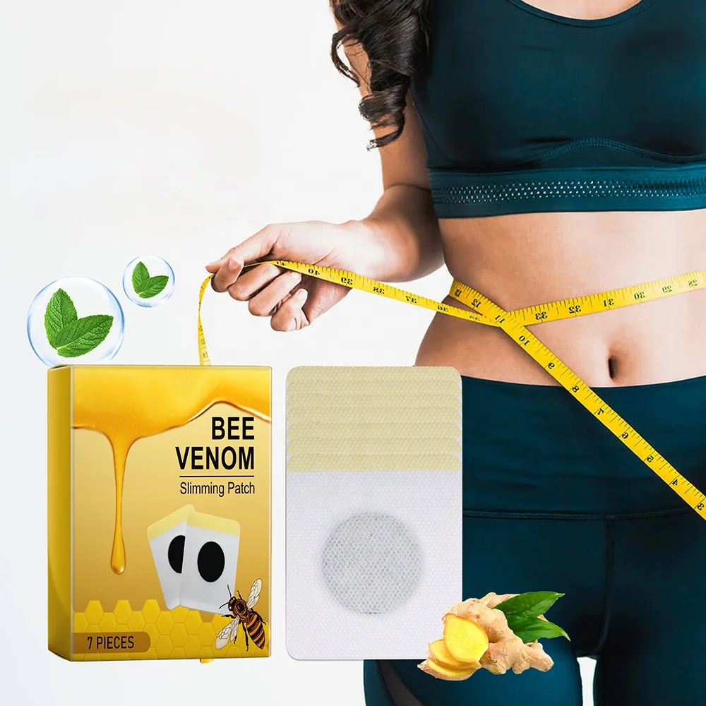 hot sale new products chinese bee venom slimming patch highlight body curve tighten arms reduce body fat body shaping patch