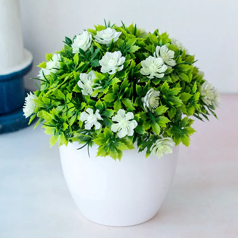 DREA Nordic simulation plants and flowers plastic potted  home decoration desktop decoration artificial flower bonsai