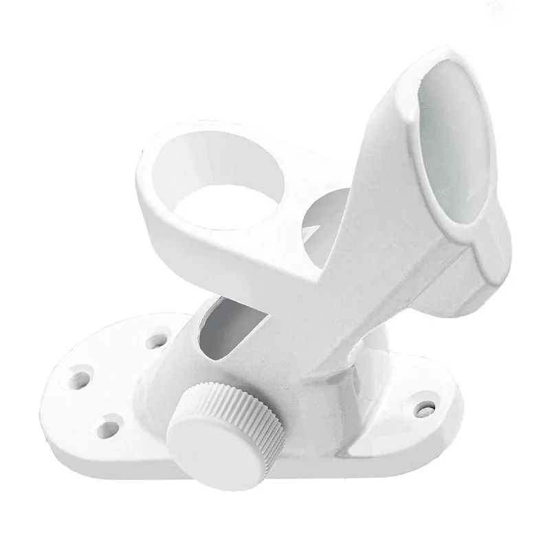 Aluminum alloy wall flagpole base double hole national flag advertising flag pole