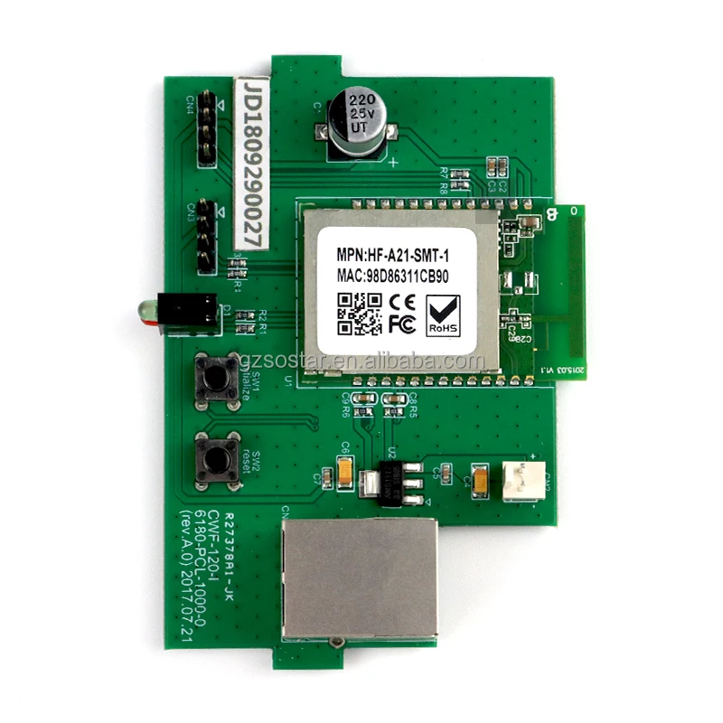 Оригинальная беспроводная сетевая карта для CL5200 / CL3000 весы CAS Label Printing WiFi модуль оптом