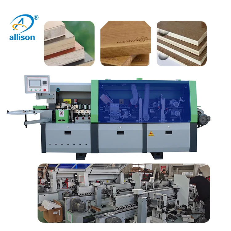 Edge Banding Machine Multi-function Gluing End Trimming Fine Trimming Scraping Buffing PVC Edge Banding Machinery