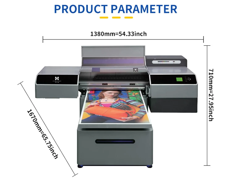 Оптовая продажа с завода УФ планшетный принтер максимальной печатью 60 см * 90 arдерам 6090UV 3 xp600печатающая головка в Китае