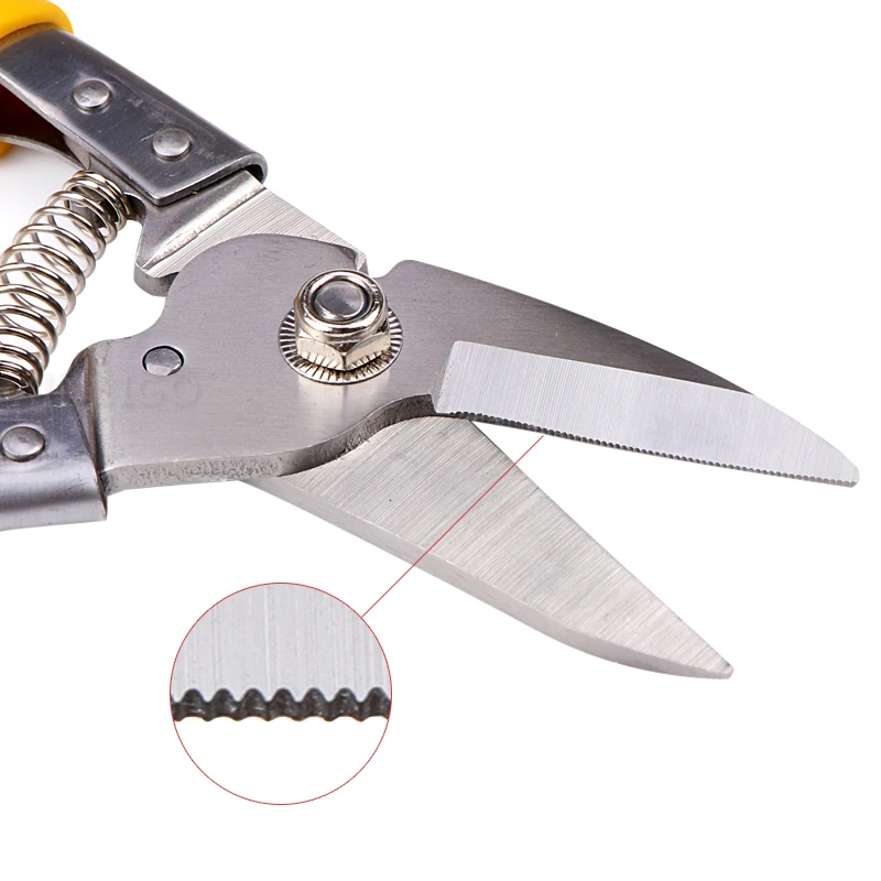 Amazon hot sale professional high hardness aviation tin snips multi-purpose electrician cable wire cutting scissors