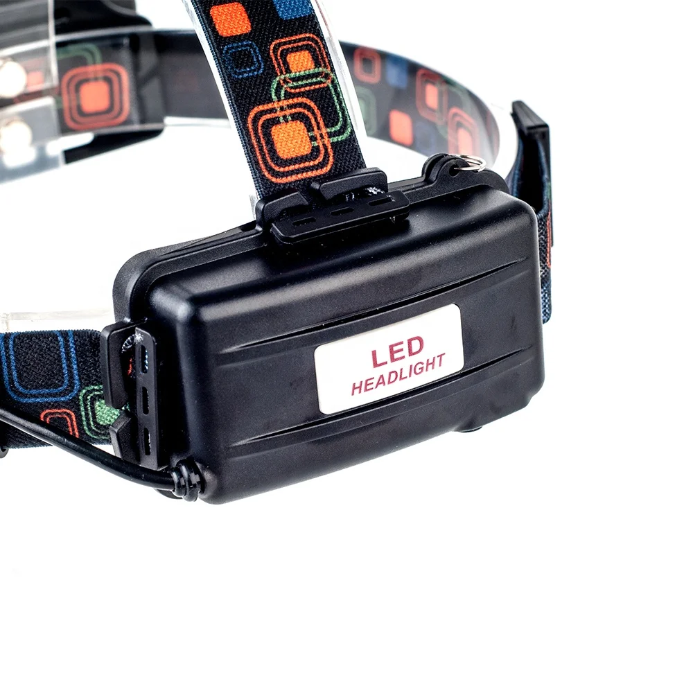 Manufacturer Supply Bright Moving Head Lights T6 High Power Aluminum Alloy Led Head Light Head Lamps Rechargeable Camping Lamps