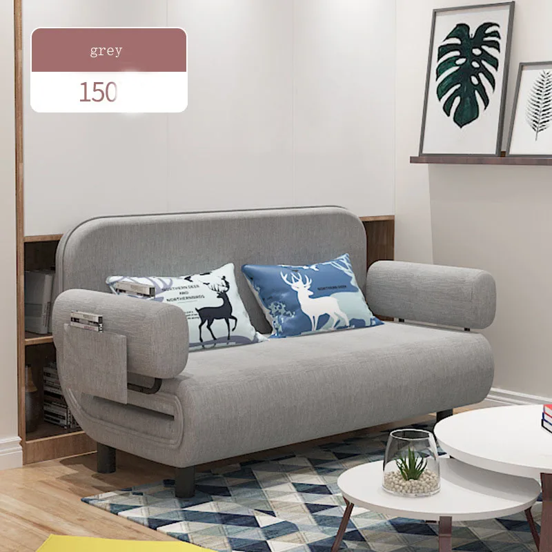 Folding bed fabric sofa multifunctional lazy sofa sleeper couch sofa bed folding for home living room