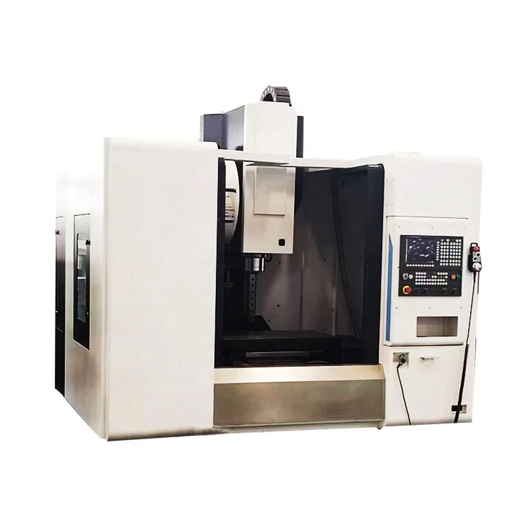 VMC855 3-axis 4-axis 5-axis vertical machining center lathe mill combo with 24 tools