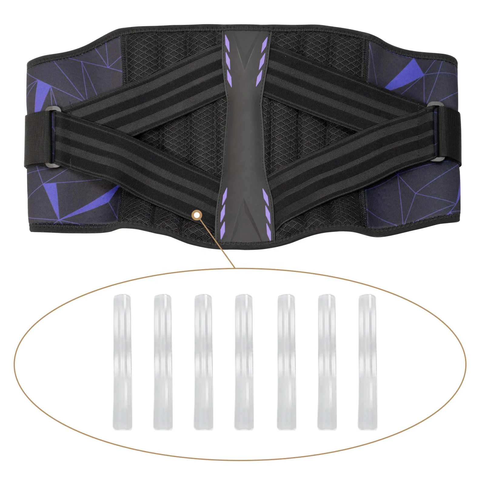 Lumbar Support Elastic Breathable Neoprene Back Support Belt Back Braces Waist Support