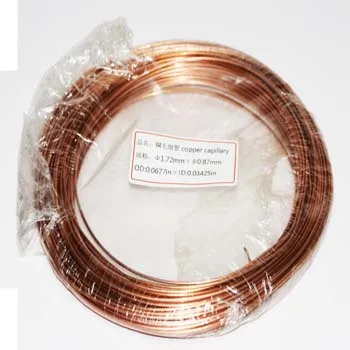 
good quality refrigeration Air Conditioner straight coil Copper Capillary pipe 