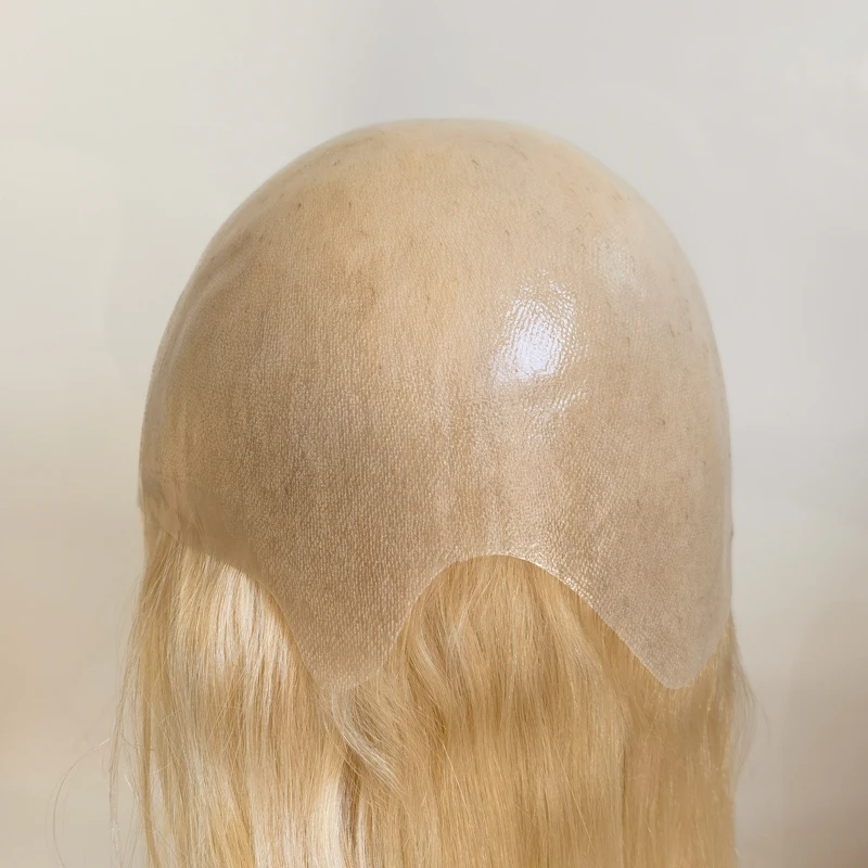 Quick Delivery Full Thin Skin PU Base Human Hair Wig With Natural Outlook China Factory