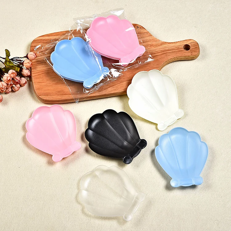 Best Selling Disposable Plastic Shell Plate 5 Individually Pack Cake Dessert Cutlery Catering Plates Dinner Set
