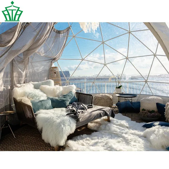 High Quality Geodesic Dome Tent Glamping House for Outdoor Event