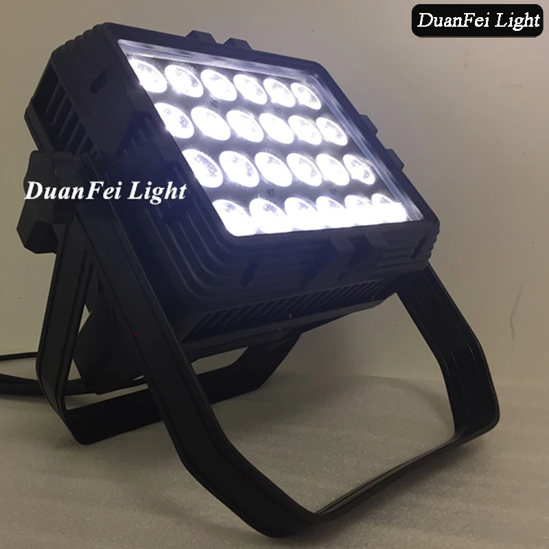 stage wedding 24x18w 6in1 rgbwa uv led city color wash wall washer led flood light led par lights waterproof outdoor used