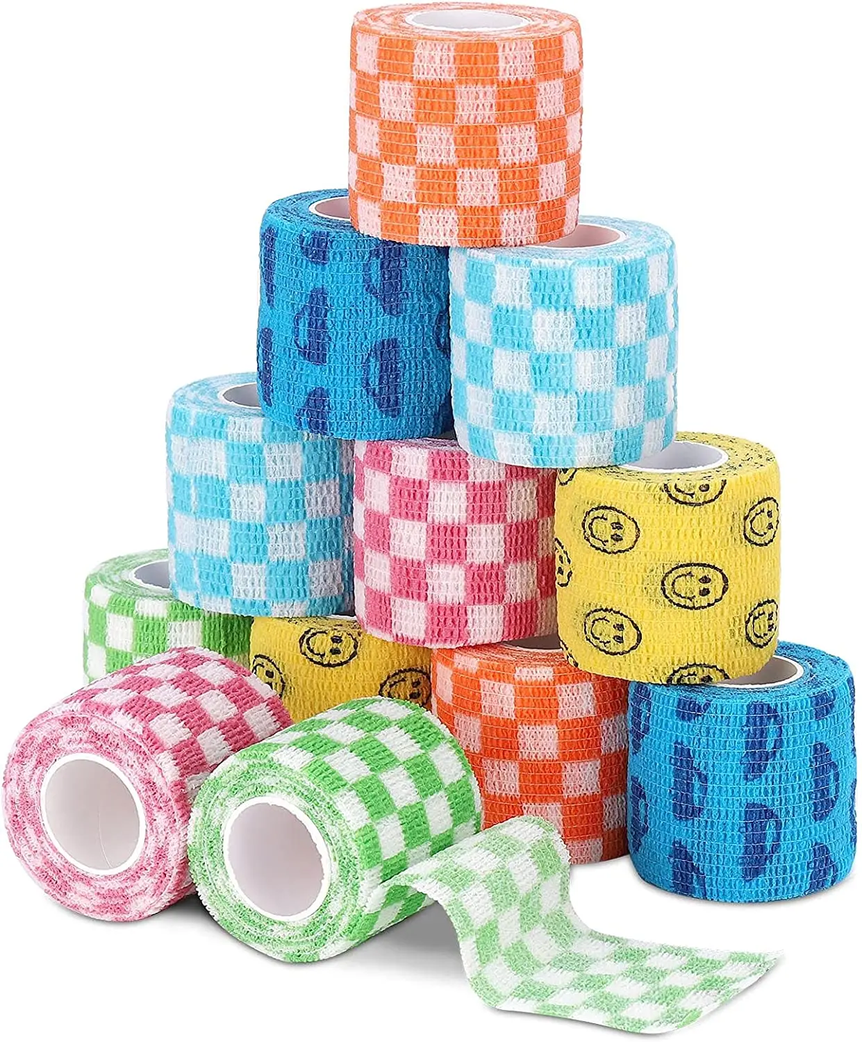 Manufacture Custom Non-woven Fabric Latex Pet Animal Elastic Self-adhesive Cohesive bandage