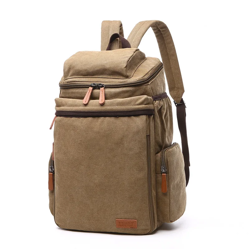 Large capacity Canvas Bag Canvas Backpack For Student Canvas Laptop Bag