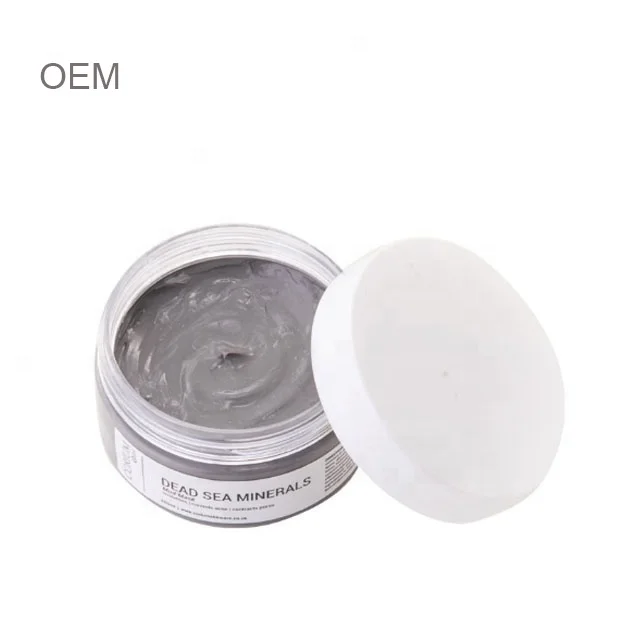 2020 Private label black exfoliating dead sea mud mask for black skin