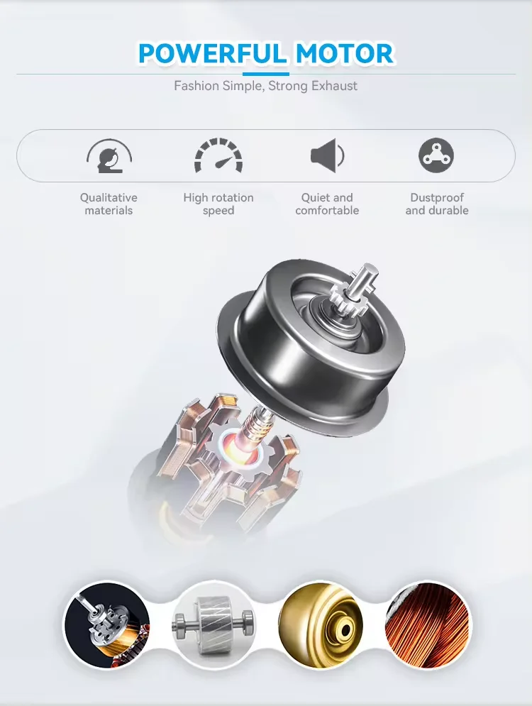 High air volume exhaust fan pressure centrifugal fan strong energy ventilation fan for greenhouse and kitchen use