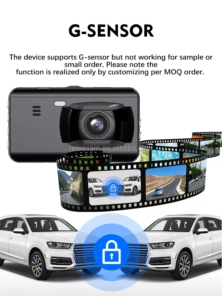 FHD 1080P 170 Degree Wide Angle 3.0 Inch Vehicle Black box Car DVR Dashcam Support G-sensor Video Recorder