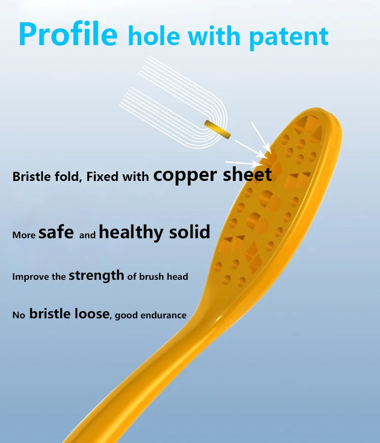 Dupont filament for toothbrush cepillo de dientes toothbrush medium