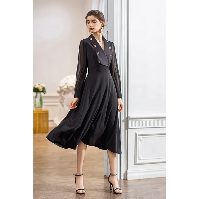 Manufacturer Plus Size Elegant Design Famous Brand Women Casual Dress