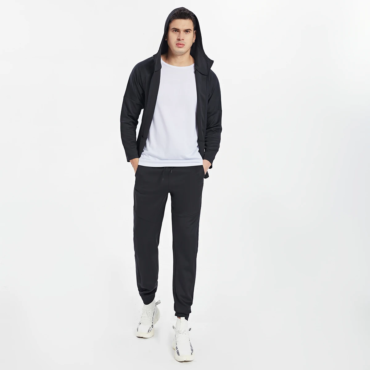 New Sports Jackets 2 Piece Set Jogger Suit Fitness Sweatsuit Custom Tracksuits for Men