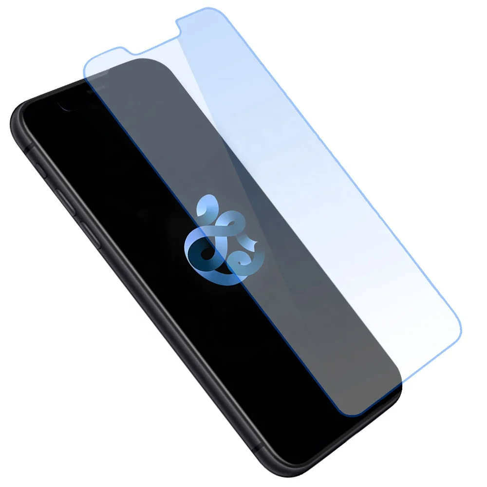 Закаленное стекло 2.5d с защитой от синего света для iphone12 Pro Max 11 pro X XR Xs 678 Взрывозащищенная защита экрана по лучшей цене