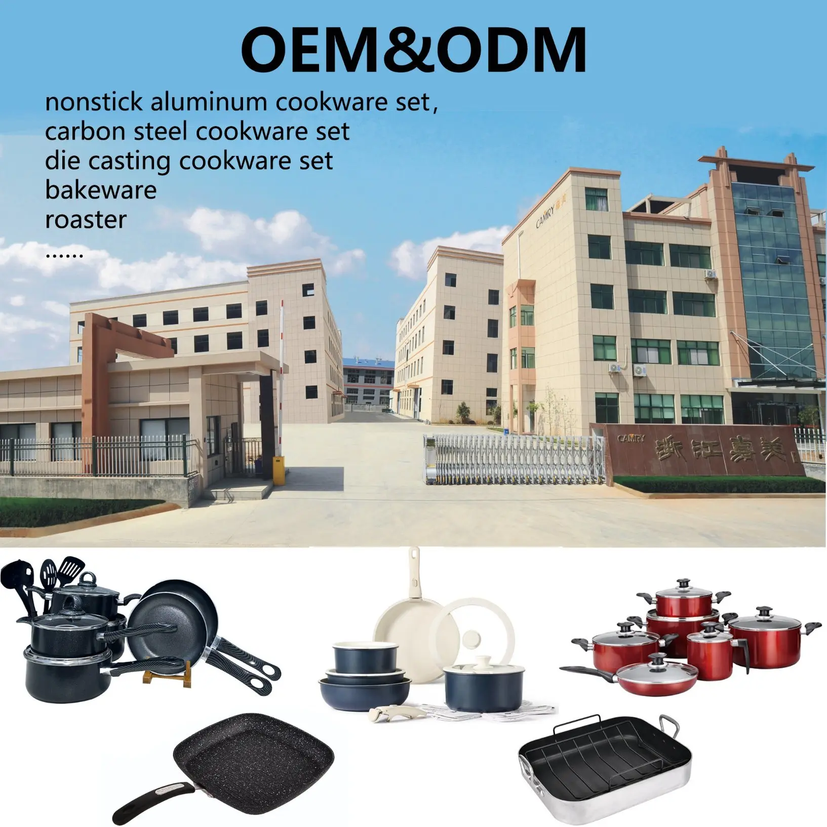 Food grade kitchenware nonstick cookware durable chinese wok pan with glass lid