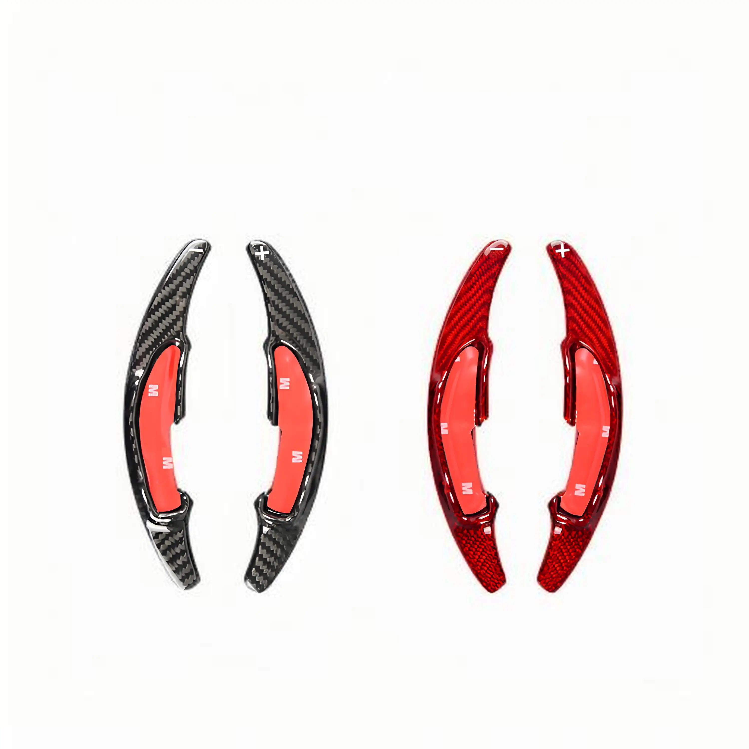 FOR BMW M Series Luxury Interior Trim Real Carbon Fiber Steering Wheel Paddle Shifter Extensions for M2 M3 M4 M5 M6 X5M X6M