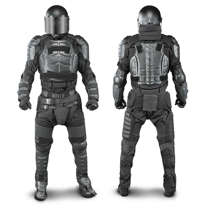 Full Body Armor Riot Gear Anti Riot Suit With Helmet