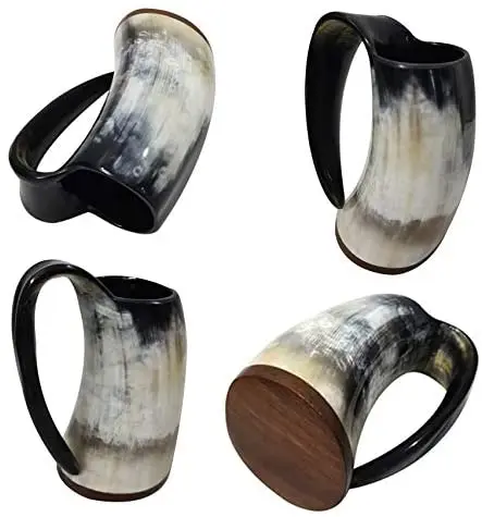 Dropshipping Original Handcrafted Viking Drinking Horns Viking Mug Unique Medieval Inspired Beer Mug Handcrafted Ox Cup