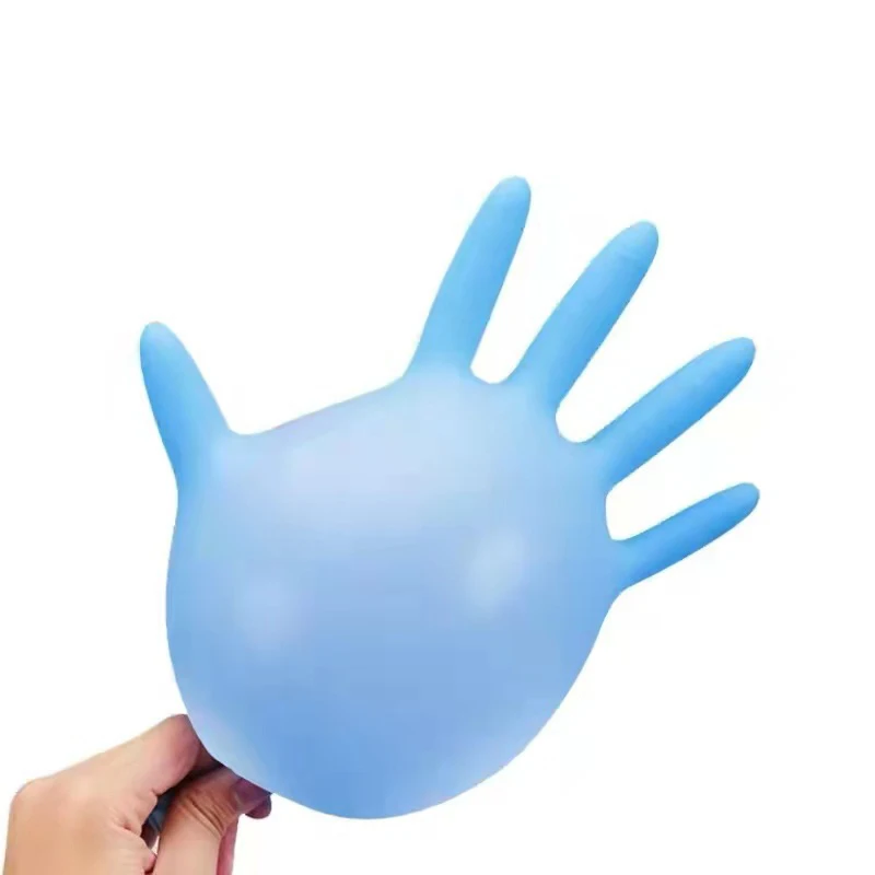 Wholesale Black Powder Free Non-Medical Nitrile Synthetic Guantes With High Quality household Disposable Nitrile Glov