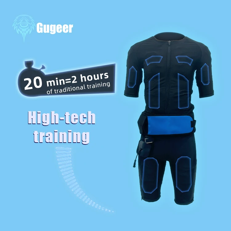 Wireless Ems Power Suit Machine Electro Stimulation Ems Suit Workout Fitness Dry Ems Training Suit