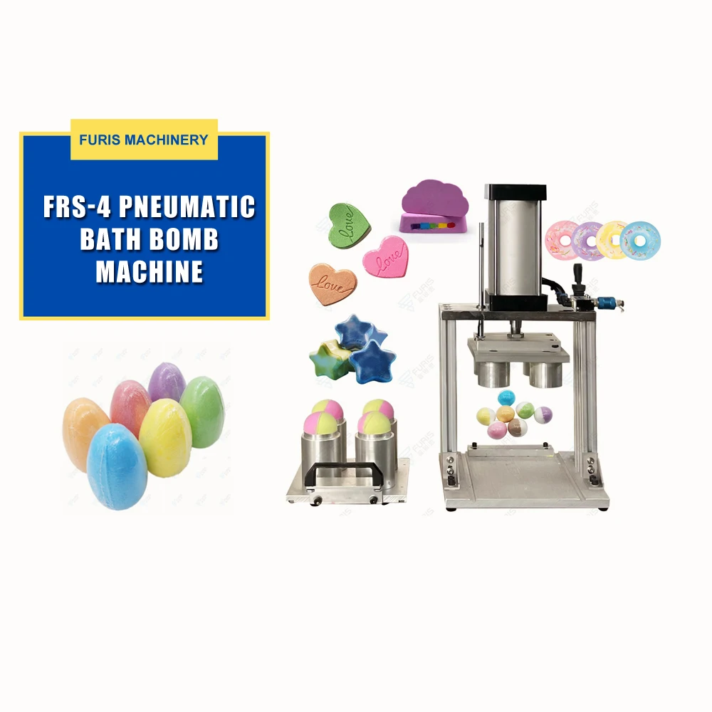 factory good price dropship small manual type Bath Bomb salt press make machine with 4 multi press molds die punch