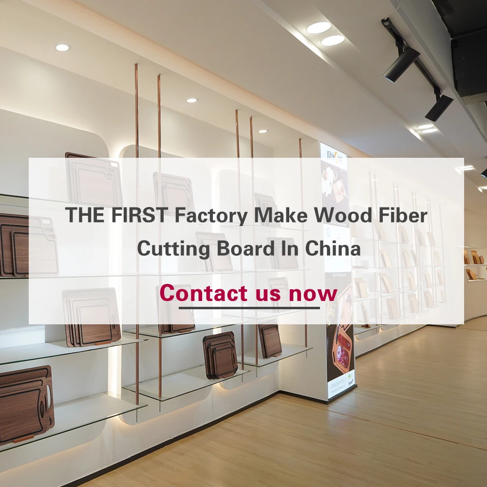 Food safe fiber wood Customized design  pizza cutting board and serving boards