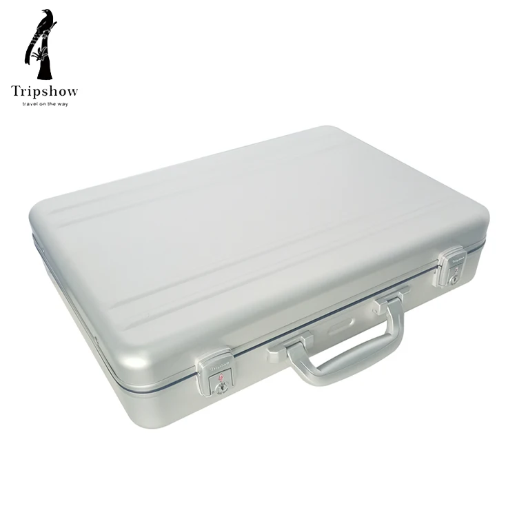 Portable Tool Custom Hard Silver Aluminum Briefcase Attache Cases Men Laptop Metal Aluminum tool case