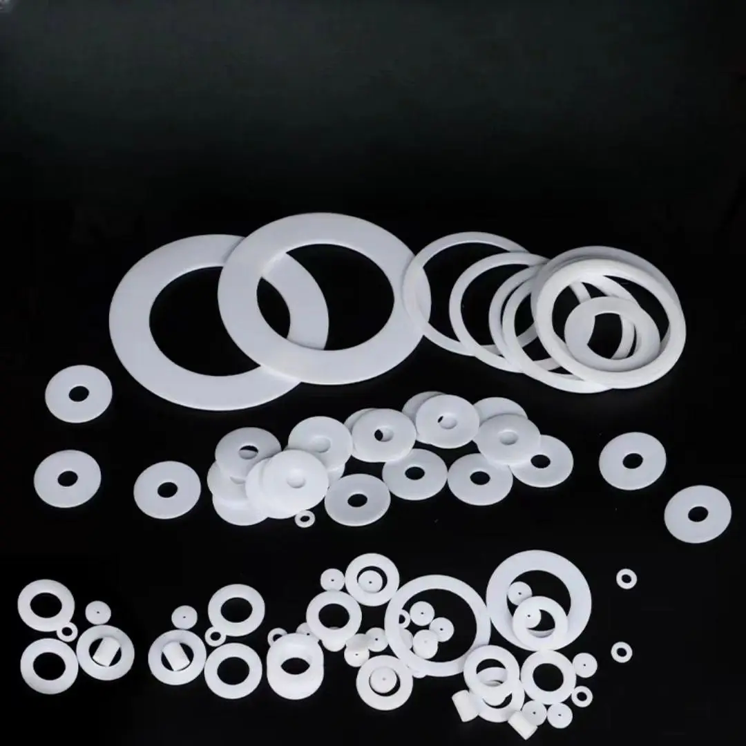 Flat Ring Gasket POM PTFE  Nylon Gasket Ptfe O Ring Wholesale Ring