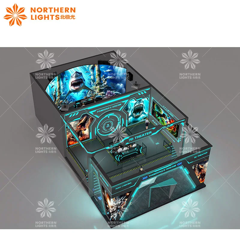 Northern Lights Orbit Cinema Project Virtual reality Ocean Park  4D Movie Cinema  Equipment For Sale