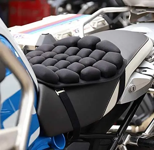 Unique design outdoor competition decompression Breathable comfortable riding Motorcycle air seat cushion inflatable air cushion