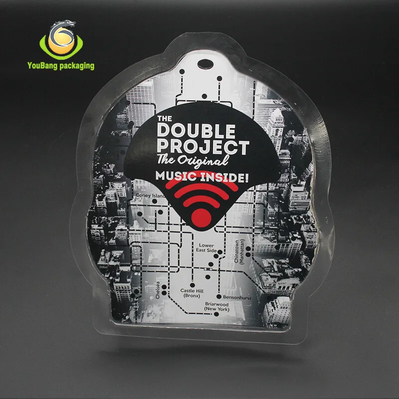 
YouBang packaging PVC Vacuum Formed Custom Plastic Slide Blister packaging 