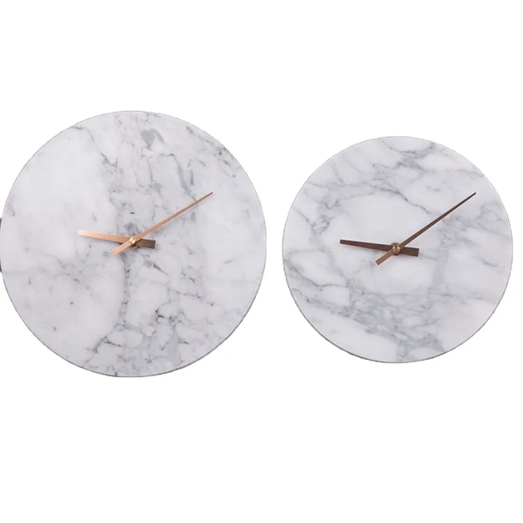 Modern Kitchen Square Factory Wall Clock White