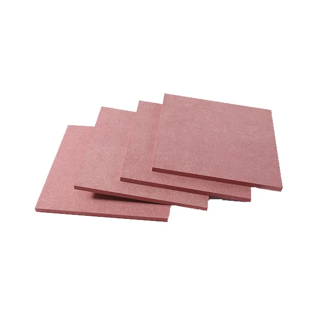 Red Color MDF 18mm 25mm Board Fire Rated Retardant Fireproof Mdf Board For Door Core