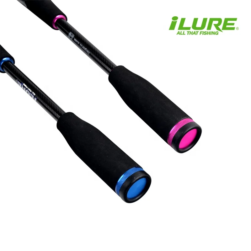 ILURE Wholesale EVA Black Handle 195cm Saltwater ML Spinning rod Fishing Rod