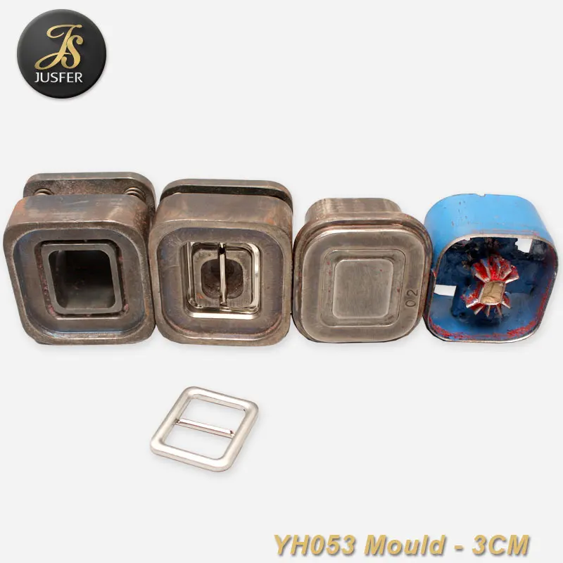 Assemble die fabric cover buckle mould cover belt buckle