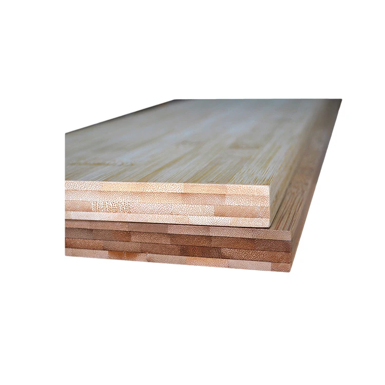 20mm 3-ply  Thickness Horizontal Grain Amber Colour  Bamboo Plywood Bamboo Panel For Furniture