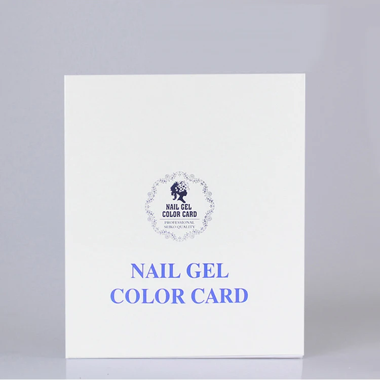Asianail  120 color uv gel nail color chart book high-grade acrylic nail color display book