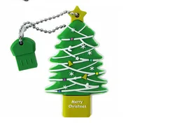 Bulk Custom USB Flash Drive  USB Pendrive From China Factory All Capacity Christmas Stocking PVC Flash Memory 8GB 16GB 32GB  64G