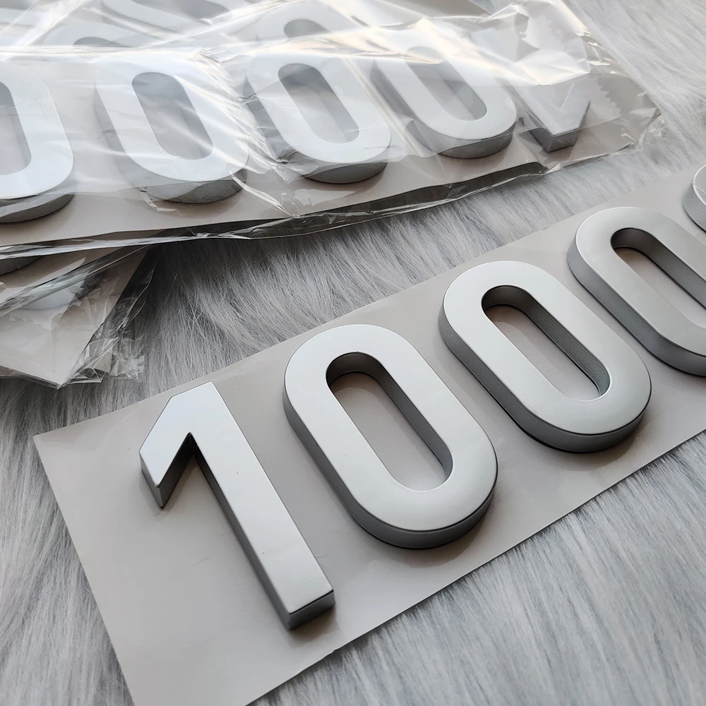 Make Your Own Custom Made Chrome ABS Plastic Car Emblem Logo Car Badge Chrome Letter Sticker Auto Car Emblem Badges Wholesale