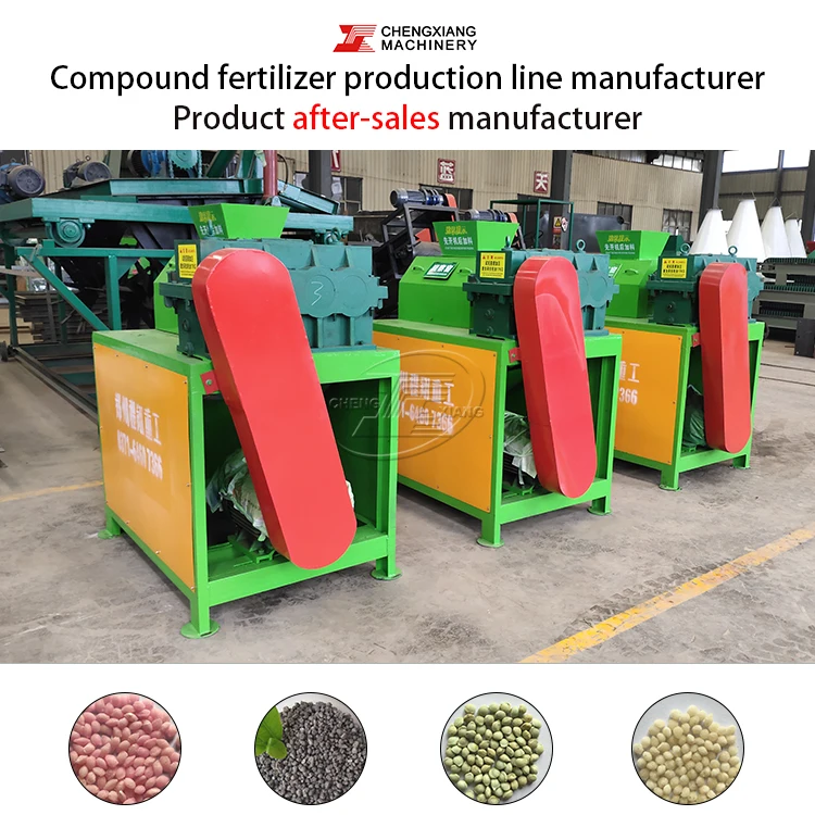 NPK Fertilizer Double Roller Press Granulator Machine Compound Fertilizer Granulating Machine