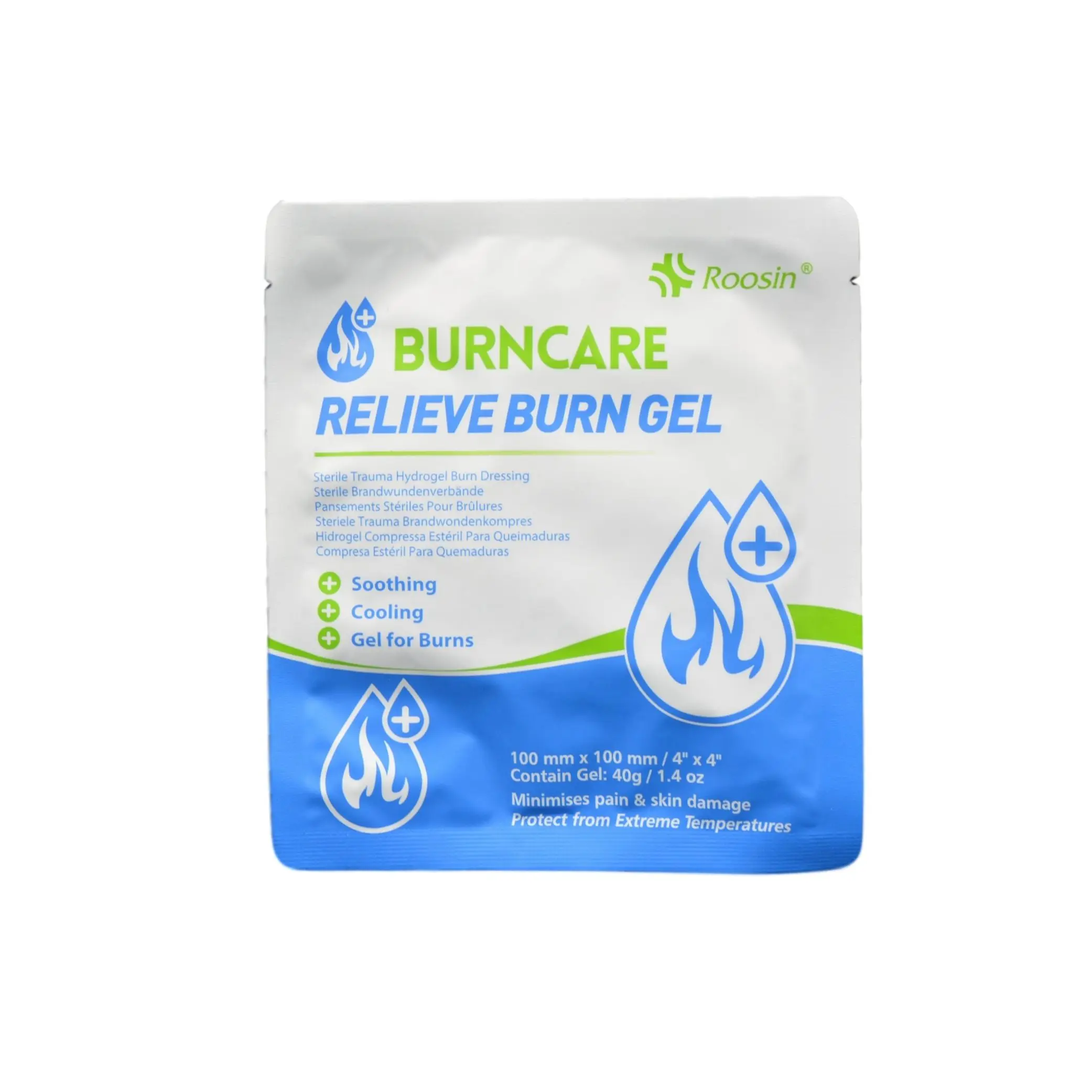 Hot Sale Medical Burn Care Dressing Gel For Burn Wound Scar Wounds Care Relieve Burn Gel Burncare Dressing