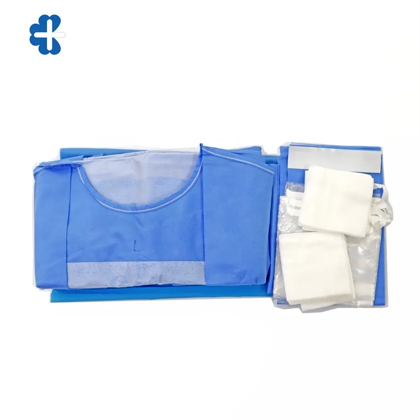 Chinese Manufacturer Suning  Disposable Medical Sterile Surgical Kit Oral Operation Dental Pack Drape