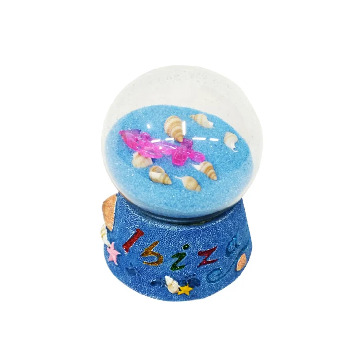 45# Resin Snow Globe Custom Glass Water Ball Tourism Gifts